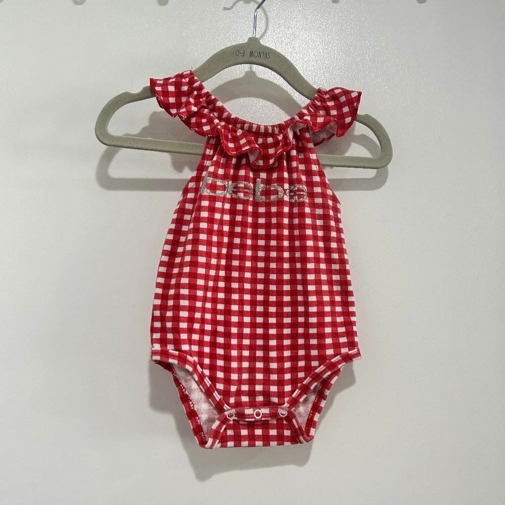5 for $10 Bebe onesie Size 6/9 month